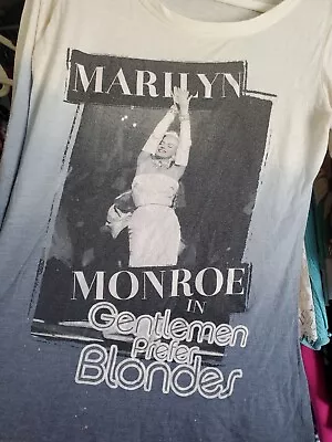 Vintage Marilyn Monroe Long Sleeve Ombre T Shirt M Medium  • $4.99