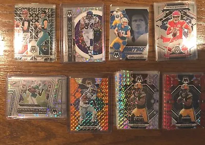2023 Panini Mosaic No Huddle Inserts *Complete Your Set* Veterans And Rookies • $2