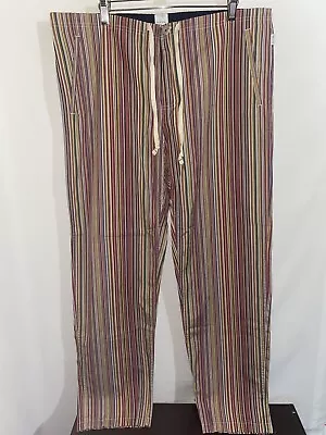 Paul Smith Pants Mens Large Colorful Striped Disco Rockabilly 70s USA Rainbow • $99.99