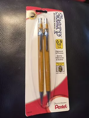 2 Pack Pentel Sharp Mechanical Pencil 0.9mm Lead New On Card • $12.50
