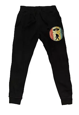 Men's Bigfoot UFO F22 Jogger Pants Sweatpants Fitted Sasquatch Wilderness Alien • $30.99