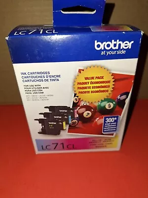 Brother LC71CL Color Combo Ink Cartridges New • $13.98