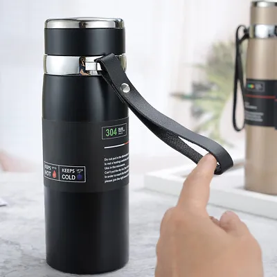 $23.79 • Buy 1L Insulated Water Bottle Stainless Steel Vacuum Temperature Display Thermos Mc