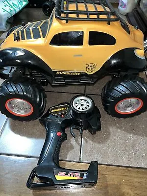 Transformers (1:12) Volkswagen Baja Beetle Battery-Powered RC Car 32983 Yellow • $80