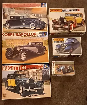 6 X Model Kits - Cars Of 1930s - Job Lot - Various Brands • £40