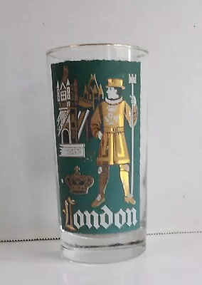 Vintage Drinking Glass London  • $9.99