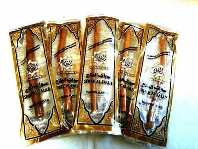 $13.95 • Buy 10 Miswak Sticks Natural Toothbrush Sewak Al-Falah Meswak Peelu USA SELLER!