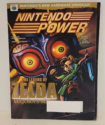Nintendo Power Volume 137 Legend Of Zelda Majora's Mask W/Poster & Pokémon Card • $47.95