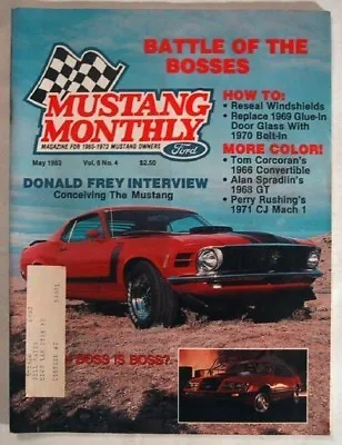 MUSTANG MONTHLY 1983 MAY - POSEY '83 GT V BOSS 302 • $10.49