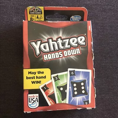 Yahtzee Hands Down Card Game By Hasbro 2014 **New** • $69.99