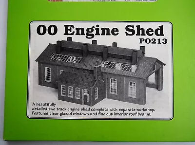 Metcalfe Engine Shed P0213 - Pre Cut Card Model. Unbuilt. • £15