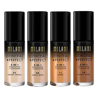 Milani Conceal + Perfect 2-in-1 Foundation + Concealer You Choose • $10.97