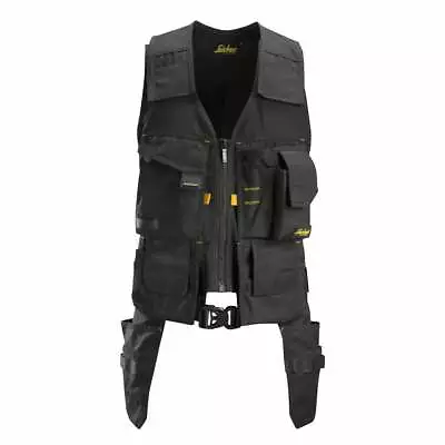 £82.95 • Buy Snickers 4250 AllroundWork Tool Vest - Snickers Tool Vest Tradesman Vest Black