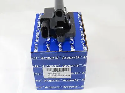 One Ignition Coil For GM 4.8L 5.3L 6.0L V8 SQUARE STYLE W/grease Pack 12558693 • $29.99