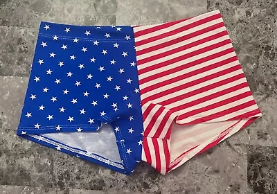 Nwt Victoria's Secret Pink Stars Flag Patriotic Americana Rare Boyshort Panties • $29.74