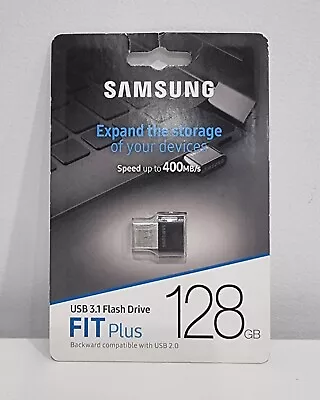 USB 3.1 Flash Drive 128GB Samsung Fit Plus Memory Stick 400Mb (Brand New/Sealed) • $49.95