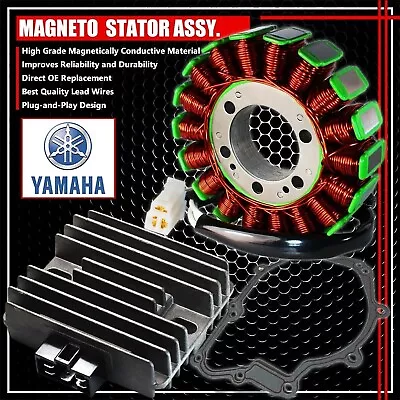 For 03-09 Yzf-r6s/r6 Oe Magneto Coil Stator+rectifier Voltage Regulator+gasket • $139.95