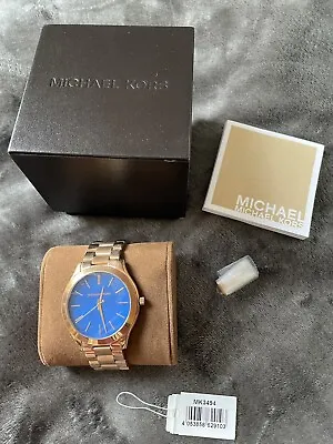 NEW! Michael Kors Slim Runway Rose Gold Watch • £55