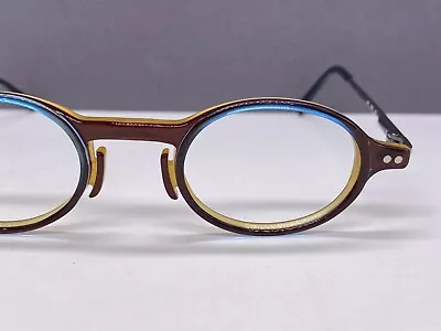 Marwitz Eyeglasses Frames Men Woman Round Oval Braun Small Lens Germany 8403 • $96.94