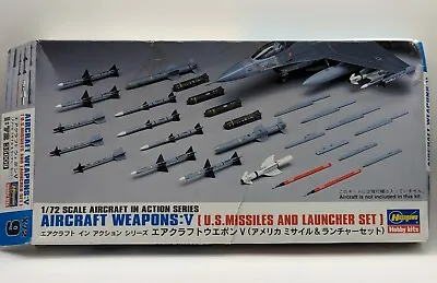 Hasegawa 35009 Aircraft Weapons V: US Missiles & Launchers For 1/72 Scale Models • $15.99