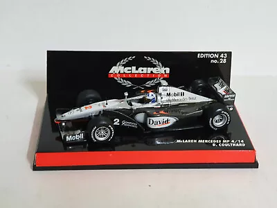 1/43 Minichmps 9943032 F1 McLaren Mercedes MP 4/14 1999 David Coulthard L/E MB • $35