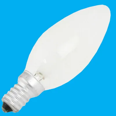 10x 40W FROSTED CANDLE FILAMENT LIGHT BULBS SES SMALL SCREW E14 CHANDELIER LAMPS • £9.99