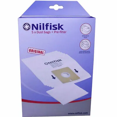 Geniune Nilfisk Bravo Vacuum Cleaner Bags  #30050002 • $26.95