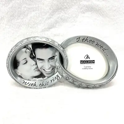 Malden International Designs Two Picture Frame - Ring Shaped Wedding Engagement • $16.65