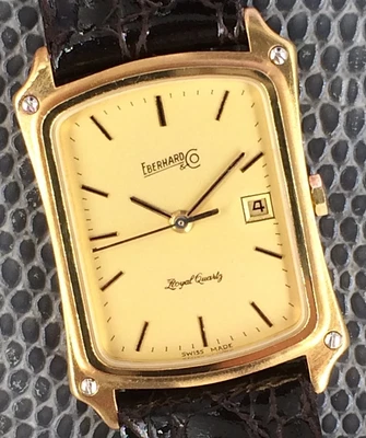 £225.98 • Buy NOS New Eberhard Royal Eta 956.111 Quartz 23,5 Mm Date 50007-873 Vintage Watch