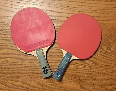 Vintage Stiga Eurotech World Cup Table Tennis Paddle Lot • $49.99