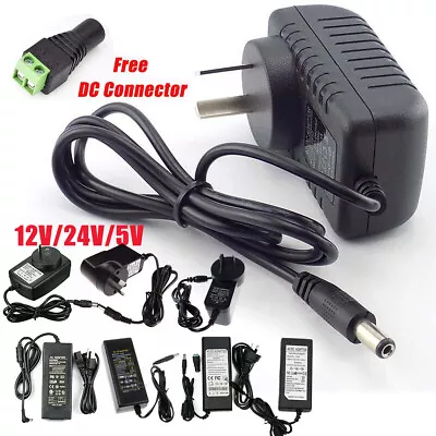 For LED Lights DC240V TO 12V 5V 24V 2A 1A 3A 5A Power Supply Adapter Transformer • $11.99