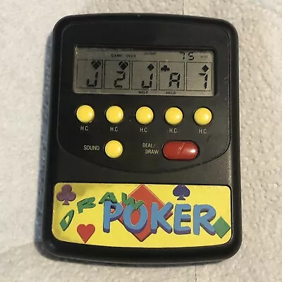 Vintage RadioShack DRAW POKER Video Game Handheld **Tested/Working** • $10