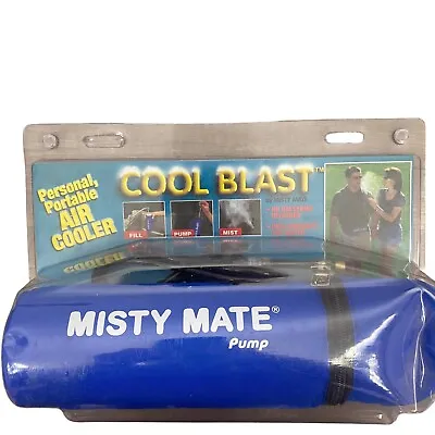 Blue Misty Mate Cool Blast Personal Portable Air Cooler Mister Pump W/ Belt • $45