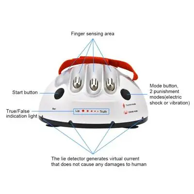 Mini Electric Shock Lie Detector Test Toy For Truth Game Fun • £14.17