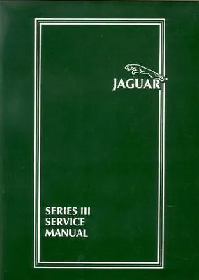 $65 • Buy Jaguar Xj6 Shop Manual Service Repair Book Xj-6 Series III 3 Vanden Plas Xj12