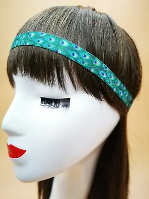 £4.99 • Buy Elastic Peacock Hippy Bohemian Girls Hairband Head Chain Rainbow Boho Headband 