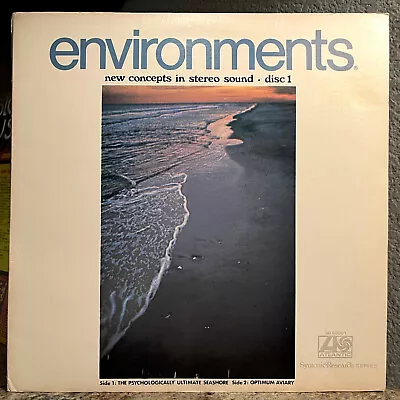 ENVIRONMENTS Disc 1 - Syntonic Research - 12  Vinyl Record LP - EX • $13.65