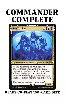 Sen Triplets THEFT CONTROL MAGIC Magic MTG Custom Commander Deck • $79.99