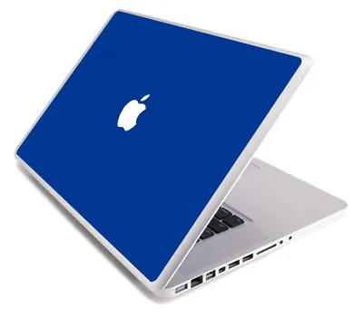 BLUE Vinyl Lid Skin Cover Decal Fits Apple MacBook Pro 15 A1268 Laptop • $9.99