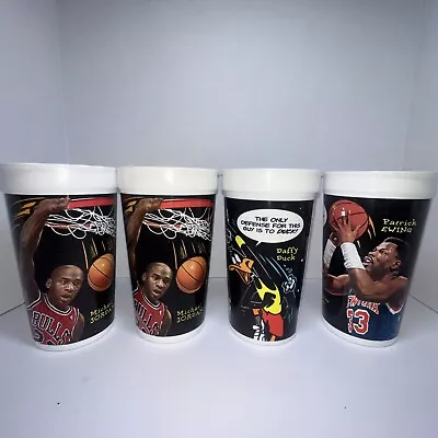 Vintage 1995 McDonalds NBA All Star Looney Tunes Cups Jordan • $5.99
