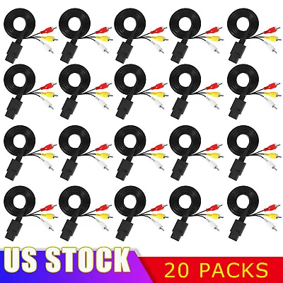 20 PCS N64 SNES Gamecube RCA TV AV Audio Video Stereo Cable Cord For Nintendo 64 • $27.60