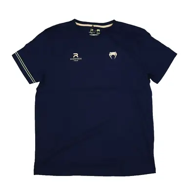 Raja X Venum Standard Rajadamnern Crew T-Shirt Navy Blue Short Sleeve Mens 2XL • $27.99