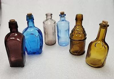 Miniature Wheaton Repo Glass Bottle Lot 6 Bitters Tiawan • $14.95