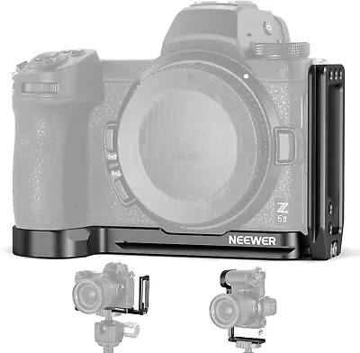 NEEWER Quick Release Camera L Bracket Compatible With Nikon Z5 Z6 Z7 Z6 II Z7 II • $55.83