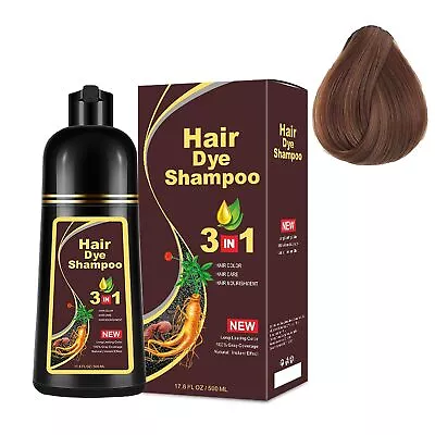 1PK Hair Dye Color Shampoo 500ml Instant Fast Permanent Natural Coconut DYE • $19.48