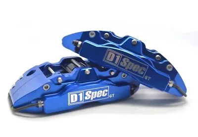 D1 Spec Rear Big Brake GT 4 Pot Caliper SILVER 345x32 Drill Disc For E46 M3 • $1699.99