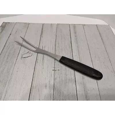 Vintage Meat Turning Fork 2 Prong 10  Black Handle • $9.97