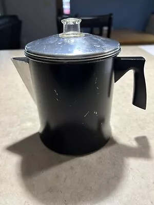 Vintage 7 Cup Aluminum Camping Coffee Pot Percolator • $9.75