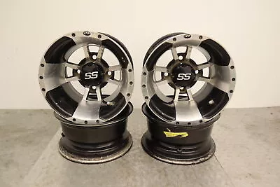$280.46 • Buy 2004 Kawasaki Kfx700 V Force Aftermarket Itp Ss112 Front Rear Wheel Rim Set