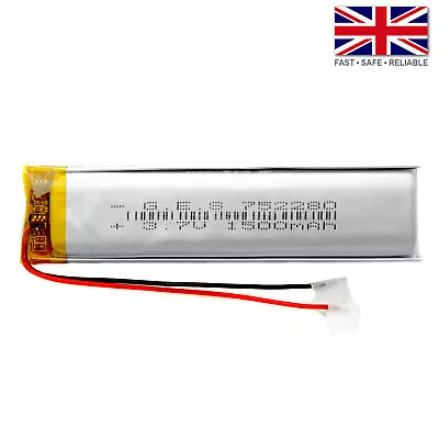 3.7V 1500mAh LiPo 1S Polymer Battery: Pad Tab DVR Power Bank Speaker - 752280 • £11.99